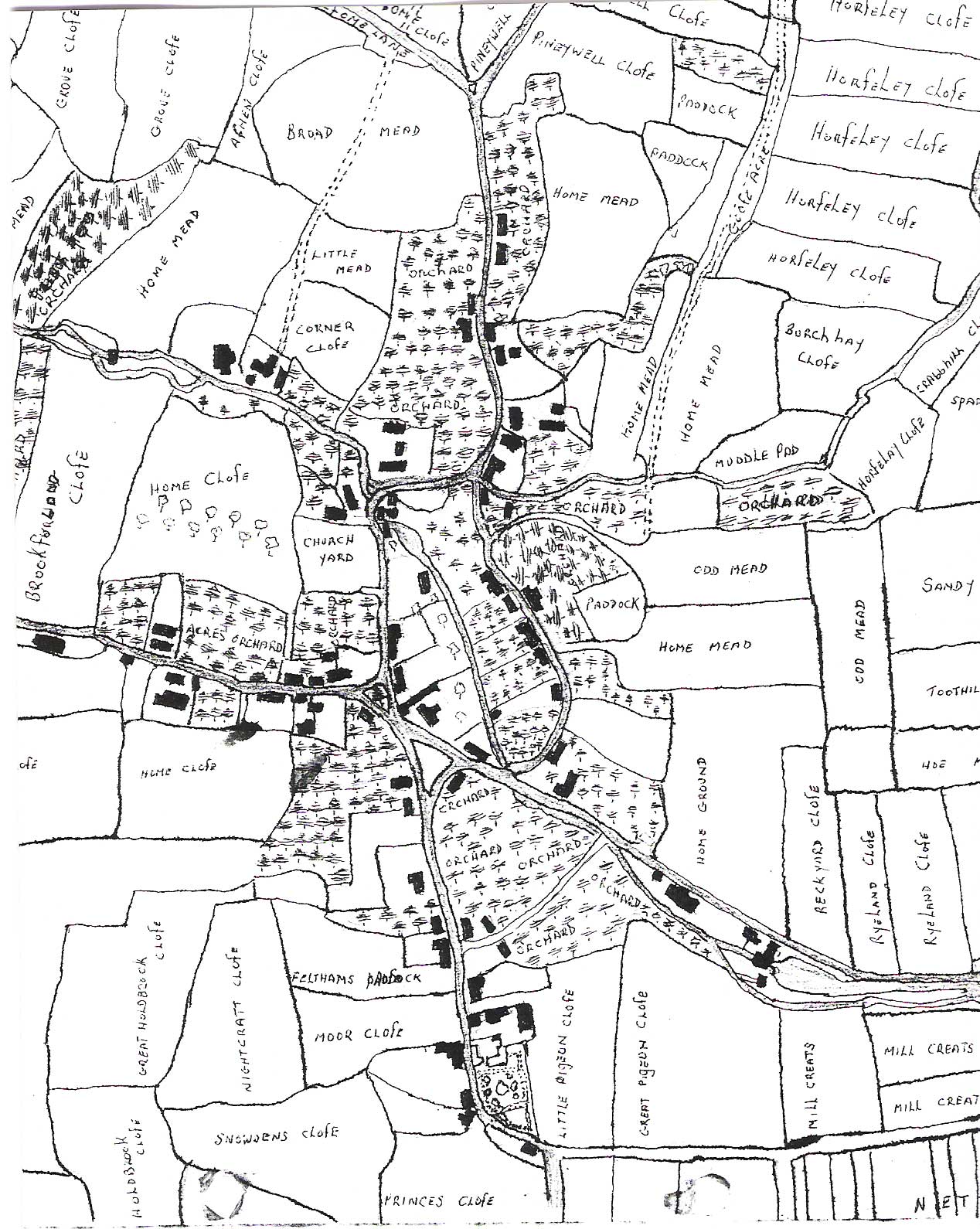 Enclosures of Farm Land in Fontmell Magna